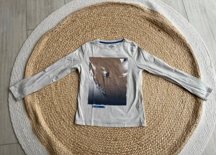 Teeshirt imprimé ski 10 ans Kiabi