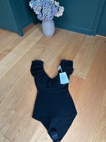Body noir Sézane taille L body Isabella Sézane en maille neuf avec étiquette