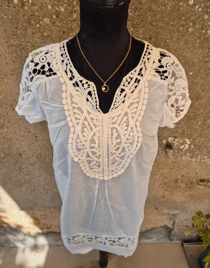 Blouse blanche neuve Blancheporte - photo numéro 3