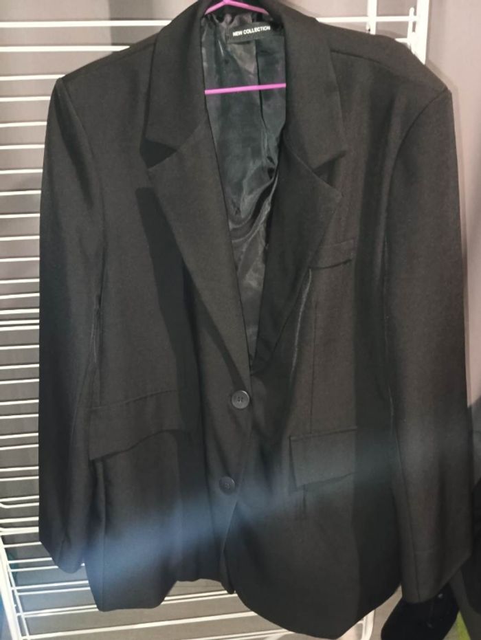 Blazer oversize noir - photo numéro 3