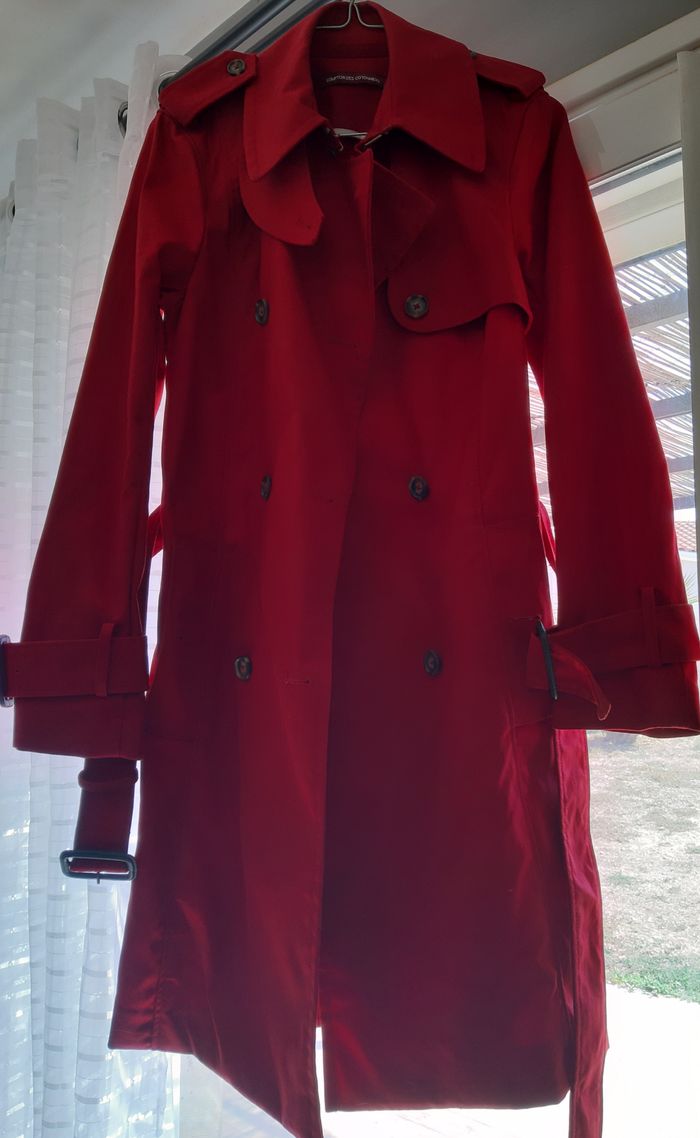 Trench rouge Comptoir des Cotonniers