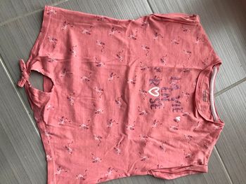 T shirt rose vertbaudet