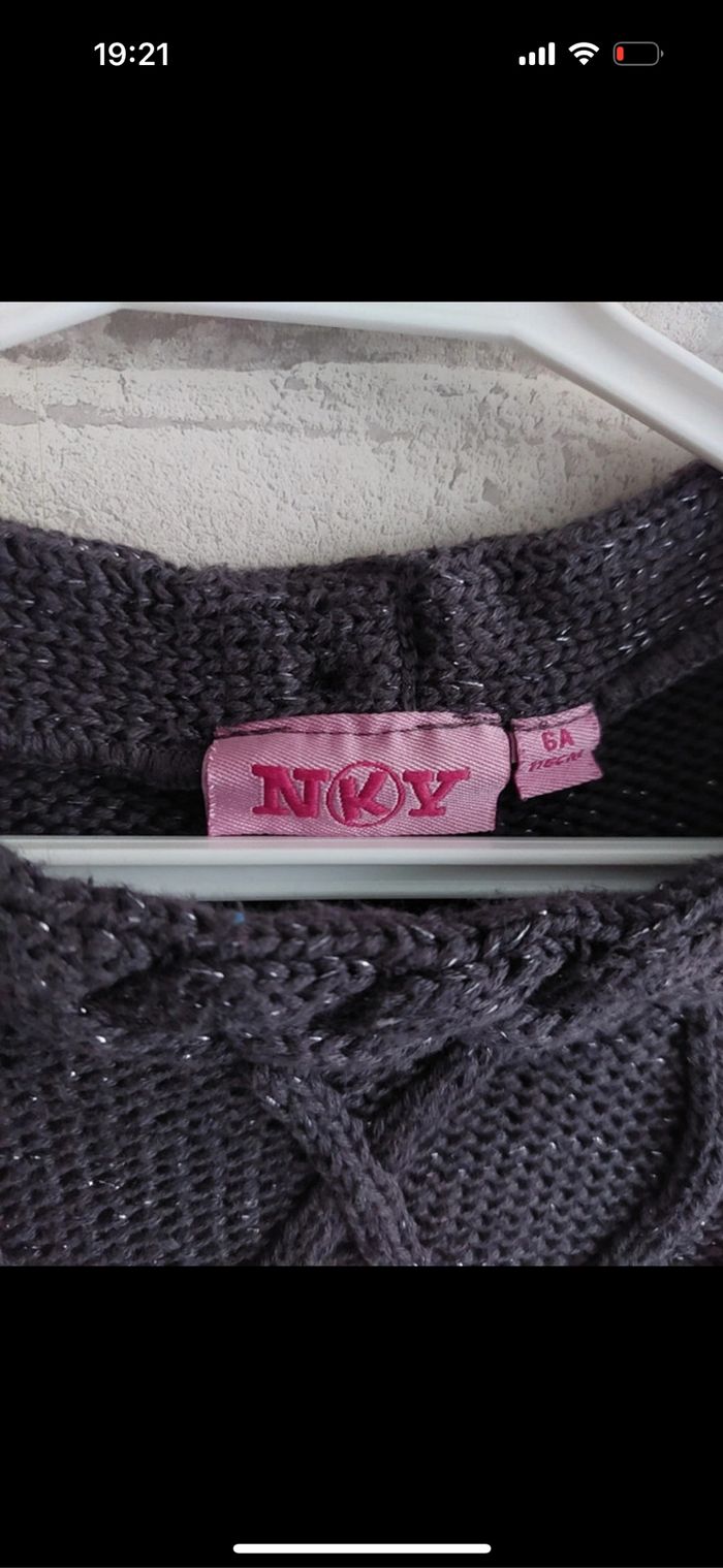 Pull fille NKY taille 6 ans - photo numéro 3