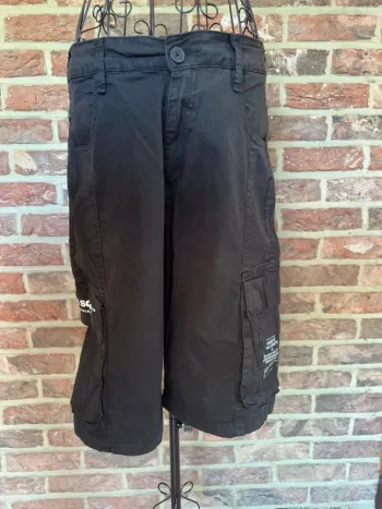 Short noir cargo homme Black Squad Taille S / 36
