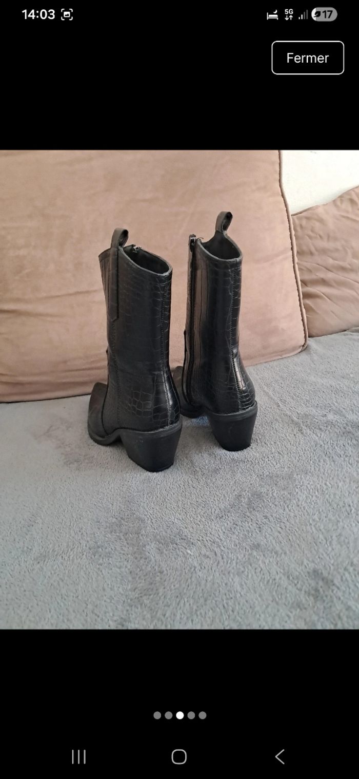 Bottine pointu élégantes - Taille 36 - Neuve sans étiquettes - photo numéro 2