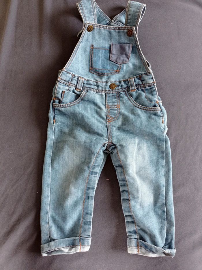 Salopette jean tao 12 mois