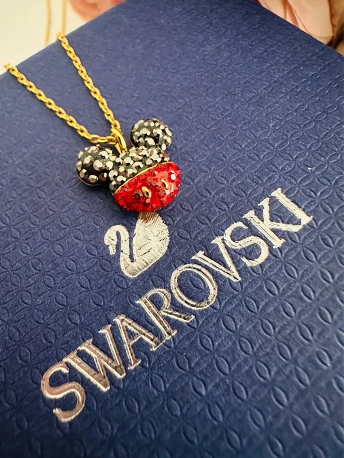 🦢Collier Swarovski x Disney Mickey - photo numéro 3