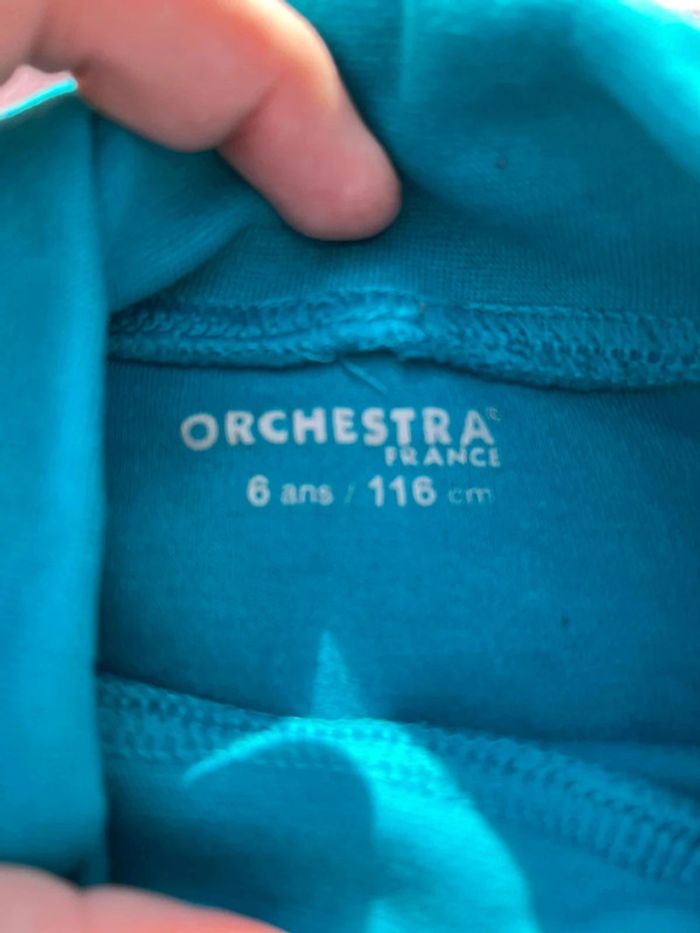 T shirt manche longue orchestra col roulé - photo numéro 3