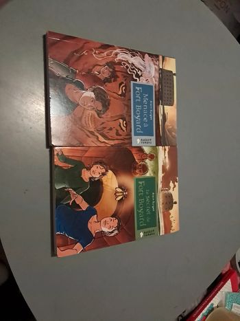 Lot de 2 livres les secrets du fort et menace de fort boyard