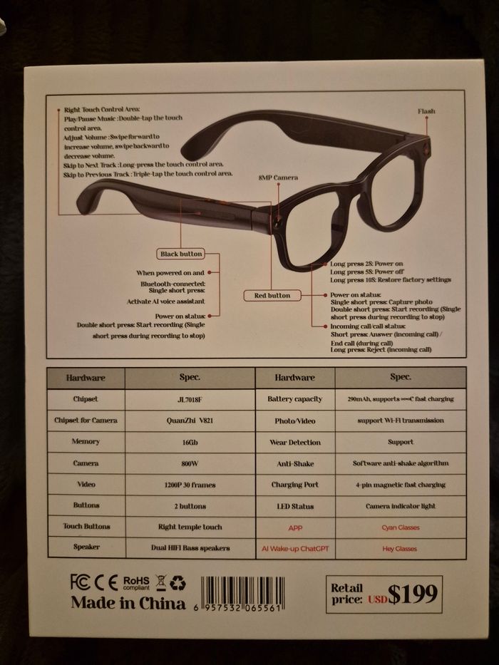 Lunettes connectée et intelligentes - photo numéro 3