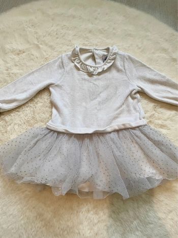 Robe velours petit bateau 18 mois - 80 cm
