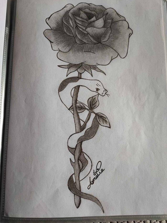 Portrait Tatouage Dessin Décoration - photo numéro 5