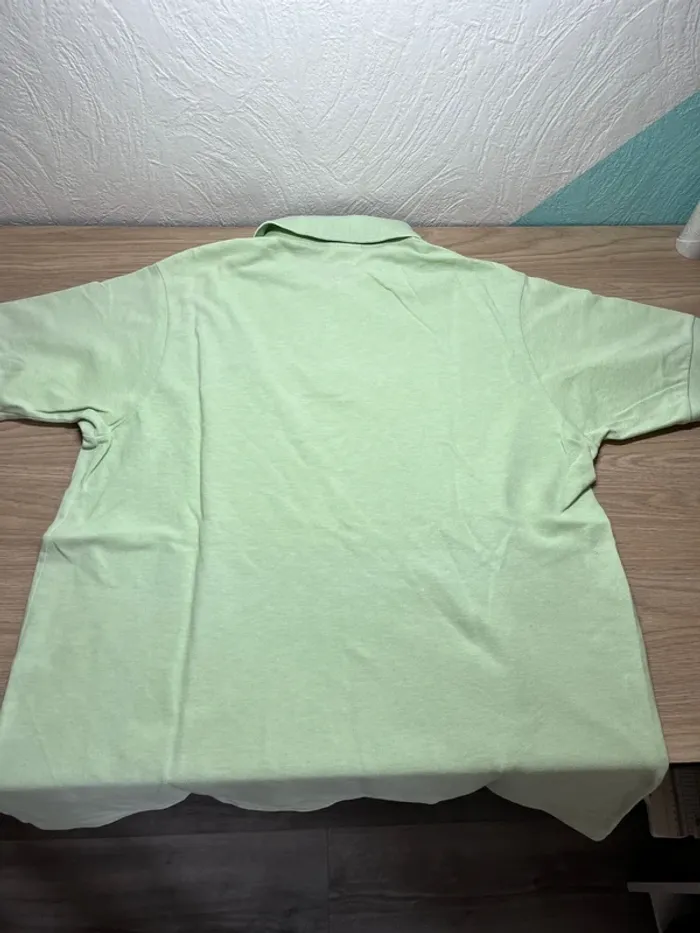 Lot de 2 polo + 1 t-shirt Lacoste - taille XL - couleur, violet, noir, vert - photo numéro 6