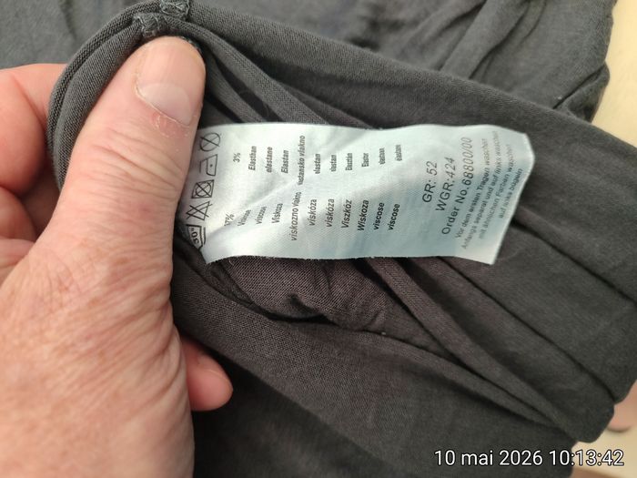 Top fluide gris anthracite - Janina (Taille 52) - photo numéro 6