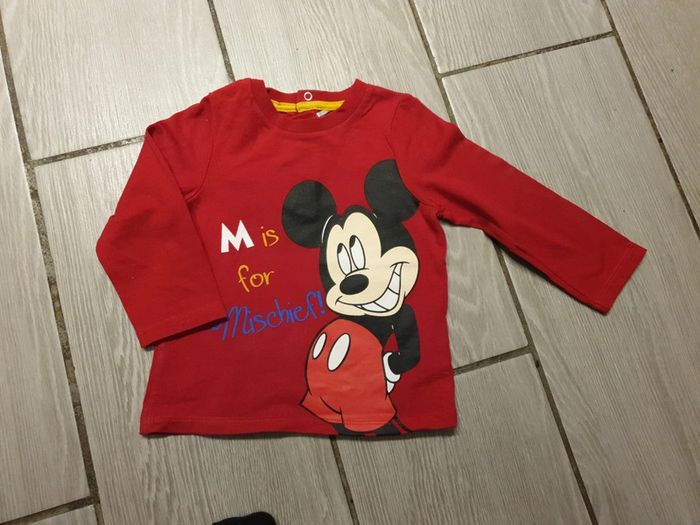 Tee-shirt manche longue 18m disney