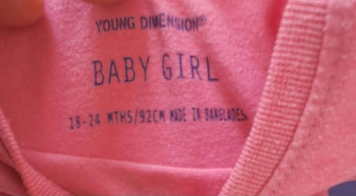 Lot de 3 tee-shirts manches longues fille 18 mois - photo numéro 8