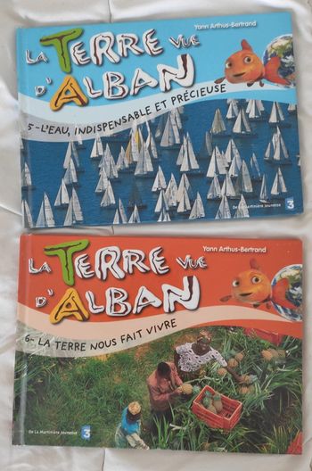 Lot de 2 ''la terre vue d'Alban''