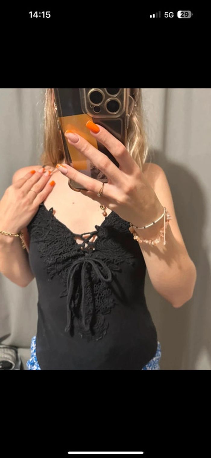 Bodie noir Jennyfer s - photo numéro 2