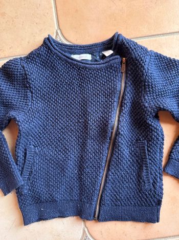 Gilet, zip à symétrique avec poche fille, cinq ans Okaïdi