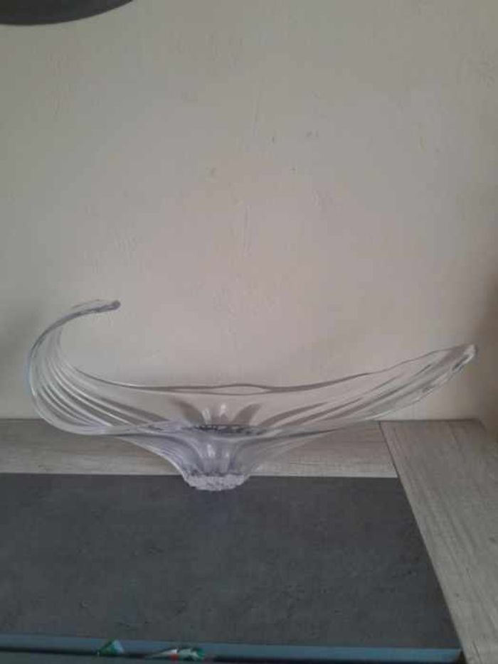 Grande coupe à fruits en cristal - photo numéro 2