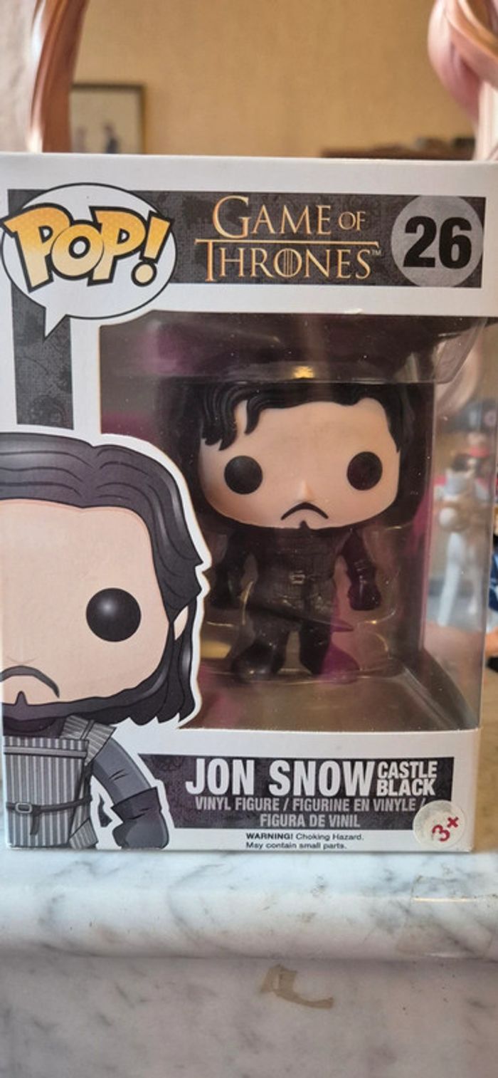 Pop Jon Snow castle Black 26 très bon état