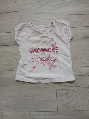 T-shirt manches courtes ~ Vertbaudet ~ 6mois (67cm)