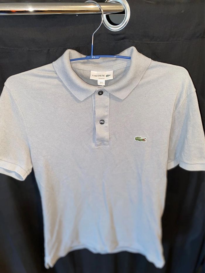 Polo Lacoste gris - photo numéro 13