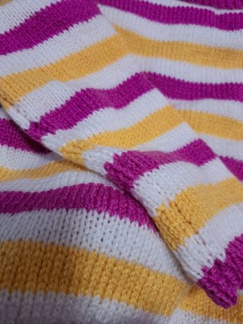 Pull fait main 5-6 ans