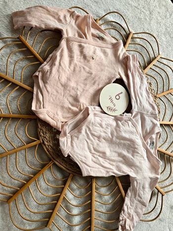 Lot de 2 body rose Kiabi