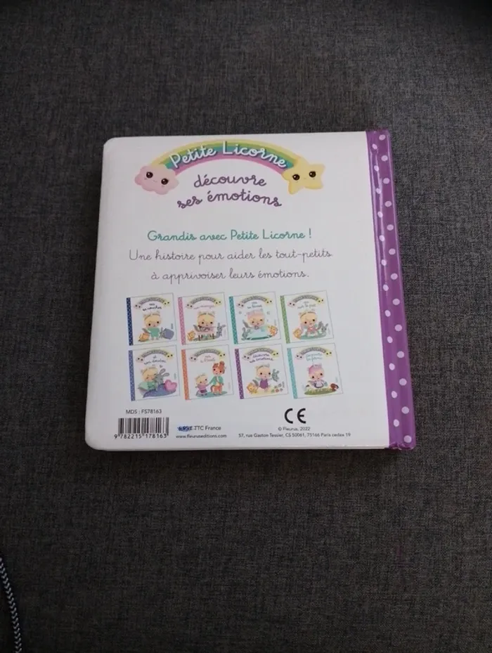 Livre - Petite Licorne découvre ses émotions - photo numéro 3