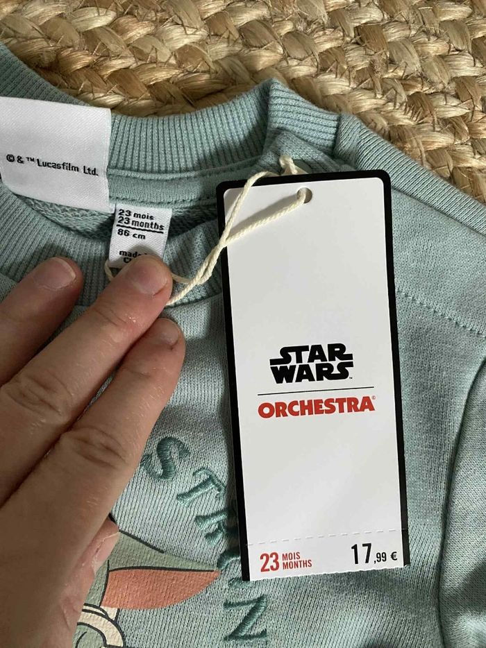 Sweat /pull 24 mois star wars disney orchestra - photo numéro 2