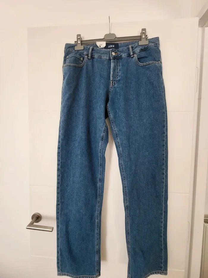 Jean femme neuf JJXX taille 40 (L34) coupe droite taille basse - photo numéro 2