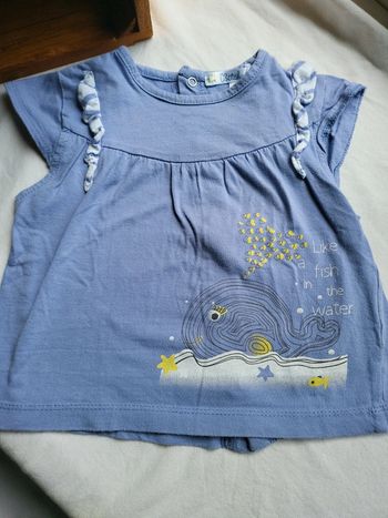 T-shirt mer baleine 18 mois