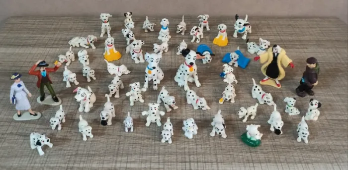 Lot figurines vintage les 101 dalmatiens - photo numéro 4