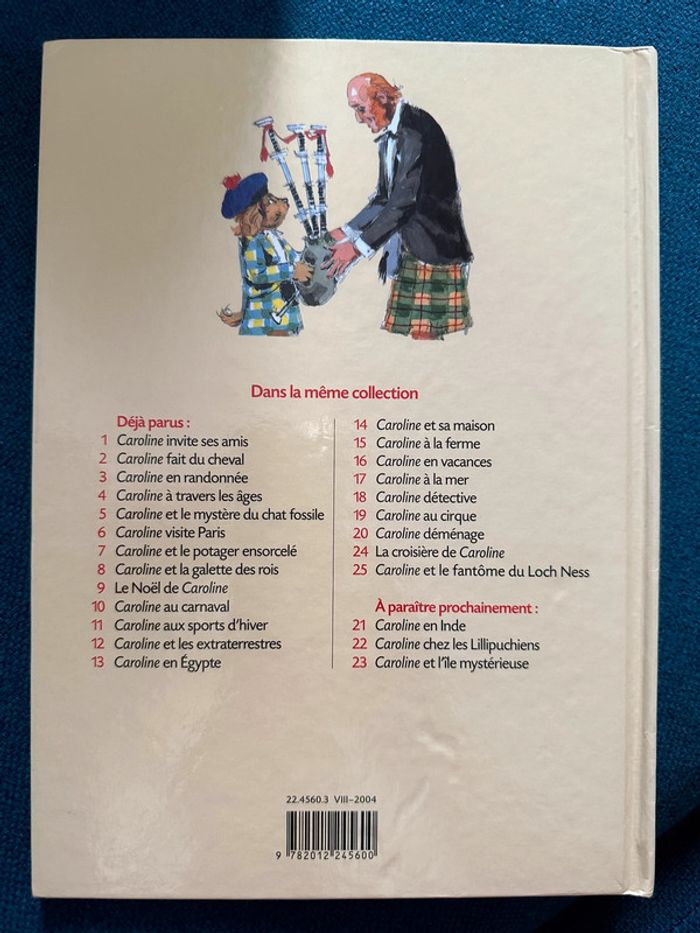 Livre rare Caroline et le Fantôme du Loch Ness Pierre Probst - photo numéro 2