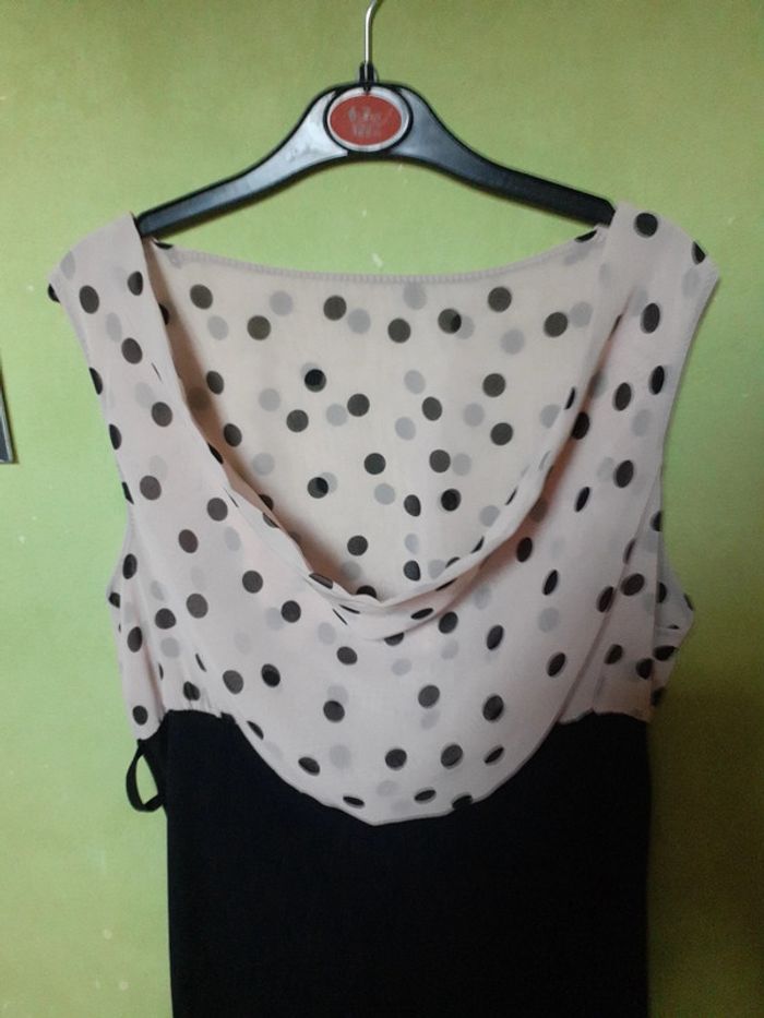 Robe noir et beige - photo numéro 2