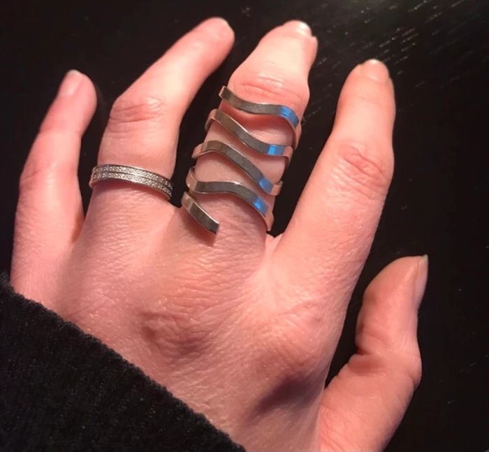 Bague argentée - photo numéro 3