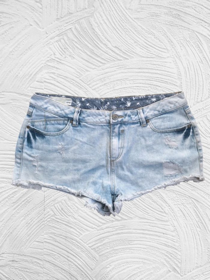 Short - jeans - bleu clair
