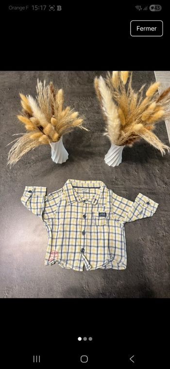 Chemise bébé garçon