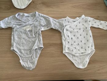 Lot de 2bodys bébé garçon 3 mois