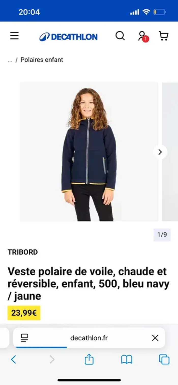 Veste polaire réversible - photo numéro 4