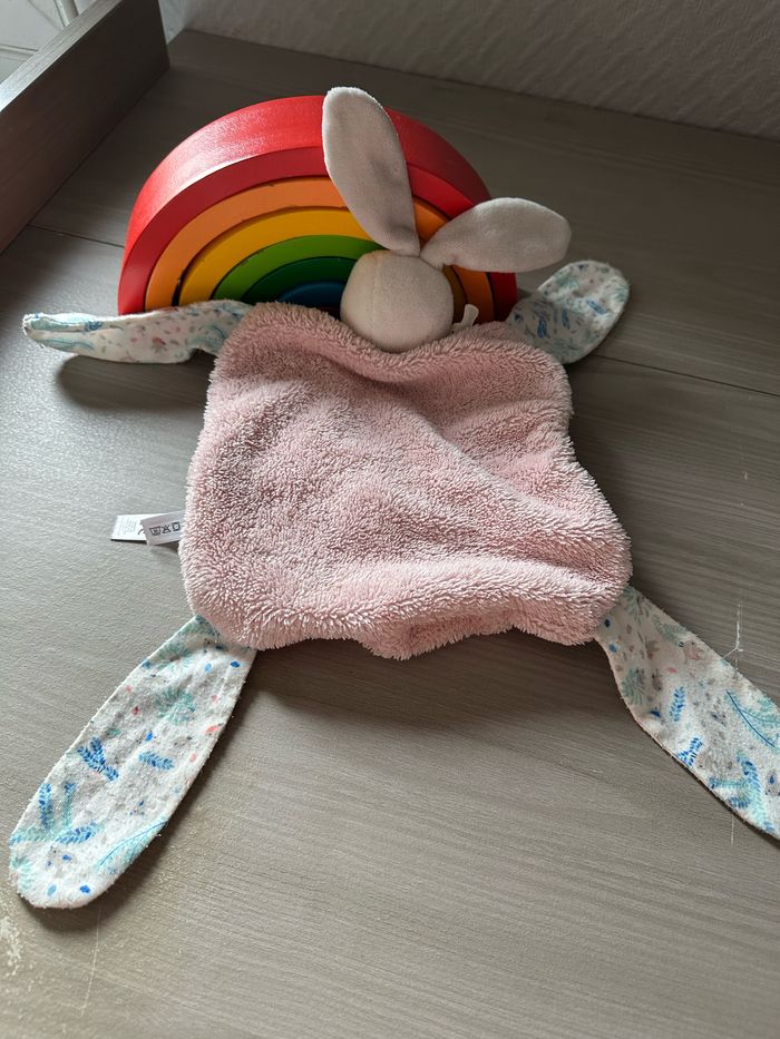 DOUDOU LAPIN KALOO  ROSE POUDRÉ - photo numéro 3