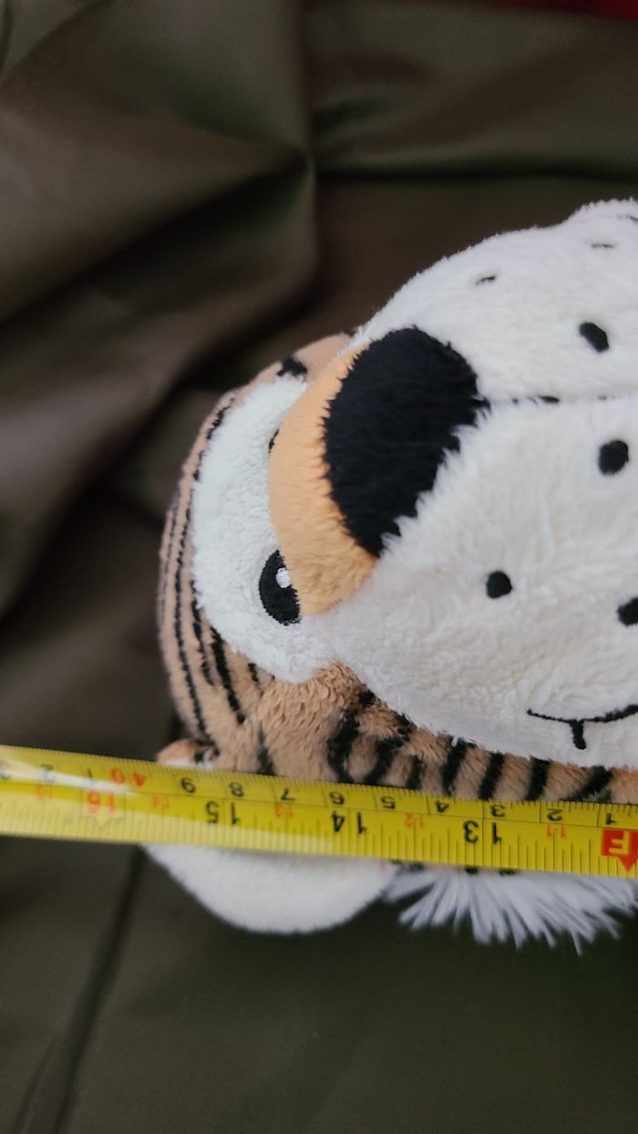 Peluche tigre MAX & SAX marron rayures noires - photo numéro 3