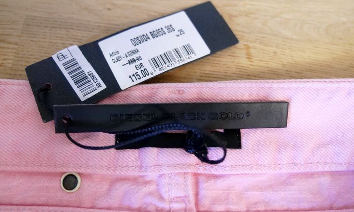 Diesel - LADY AGONNA - Mini Jupe Rose Poudré - Taille XS (W25) - Neuve - photo numéro 9