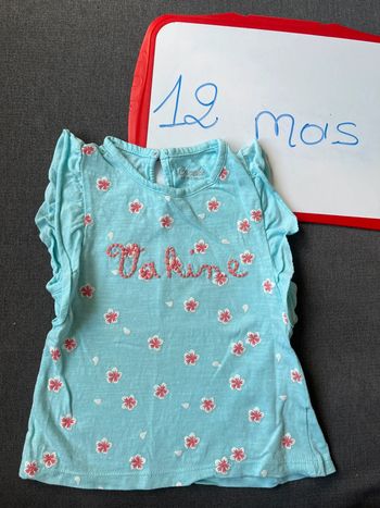 Teeshirt creeks 12 mois