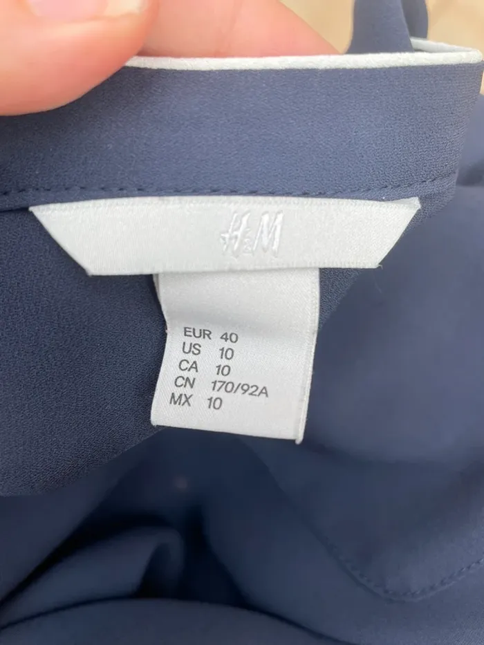 Blouse bleu marine - photo numéro 3