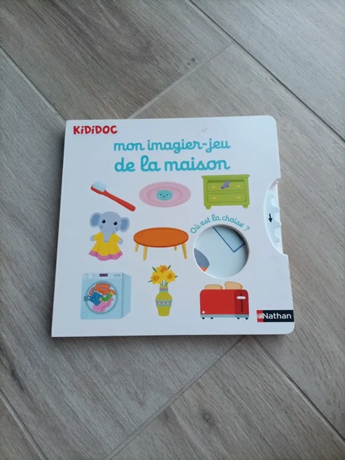 Livre Kididoc mon imagier jeu de la maison