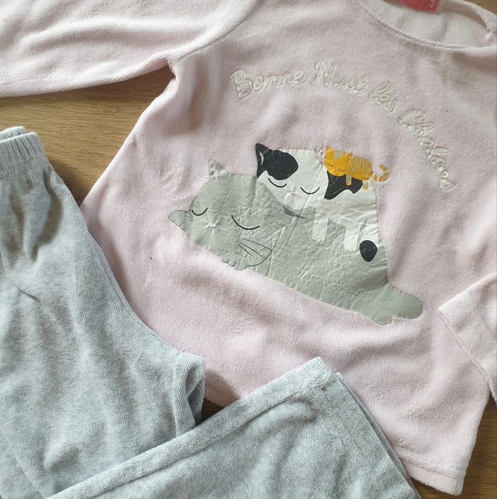 🩷 Pyjama Tissaia 4 ans #emyfleury_4ansfille - photo numéro 2