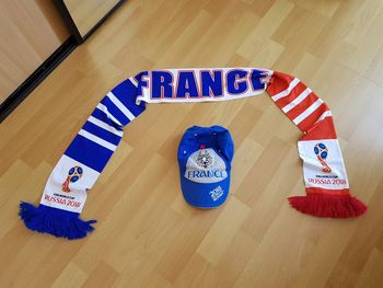 Lot écharpe casquette France coupe du monde Russie 2018