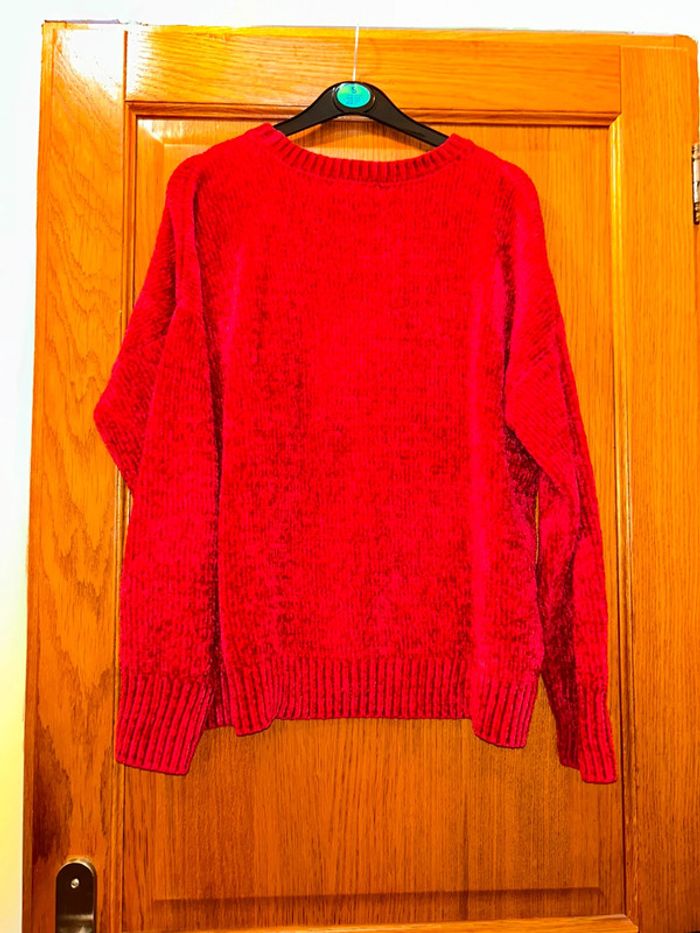 Pull doux rouge - photo numéro 3